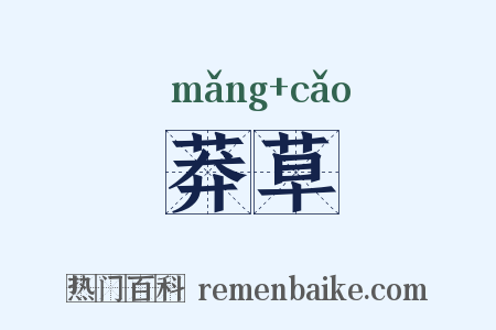 莽草是什么意思的图片
